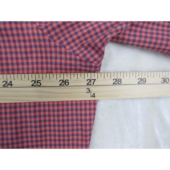 Wrangler Jeans‎ Co Shirt Mens 2XL XXL Red Checked Pearl Snap Cowboy Western - Picture 6 of 8
